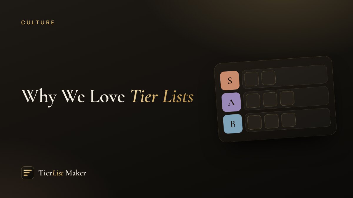 A brain icon beside a tier list